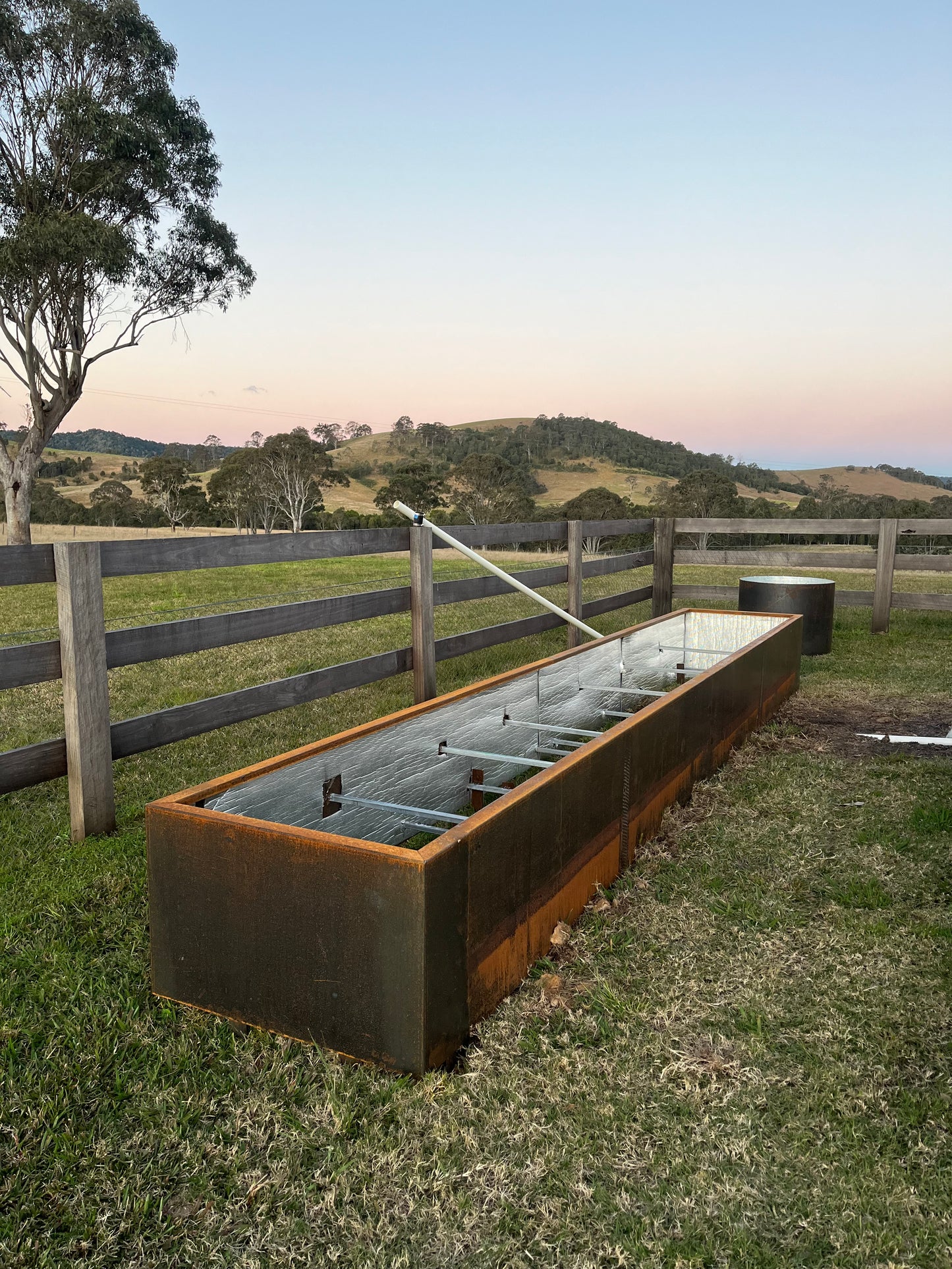 Custom Core-Ten Steel Rectangular Planter